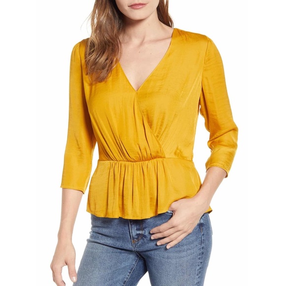 1. State Tops - NEW 1. State Peplum blouse